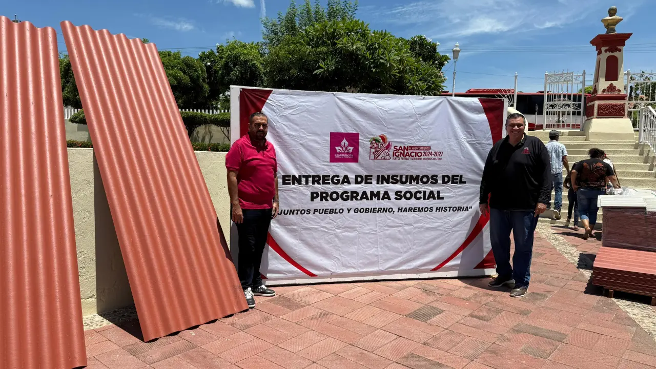 San Ignacio avanza con solidaridad: entregan apoyos para mejorar hogares.