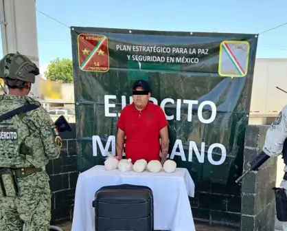 Golpe al narco en Aguascalientes: un detenido con 5 kilos de metanfetamina con valor de 1.3 millones de pesos