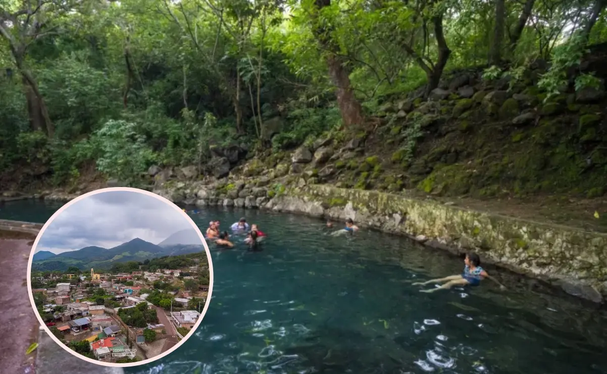 Las Guásimas cuenta con un balneario natural para refrescarse en familia.
