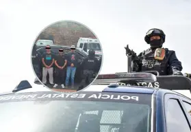 Capturan a 3 hombres con maleta de dinero en Zacatecas