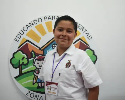 Eliazar, orgullo de Agua Caliente de los Monzón, destaca en Olimpiada del Conocimiento