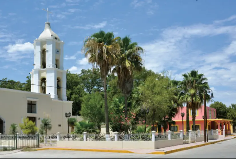 Iglesia de San Carlos Borromeo en Candela, Coahuila. Foto: cortesía.