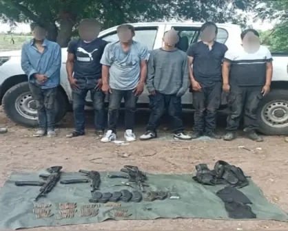 Autoridades rescatan a dos personas y detienen a seis sospechosos en Culiacán