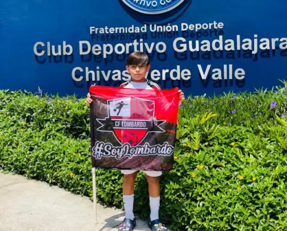 Luis Ángel Mendívil, del Club Lombardo, jugará la Copa Chivas 2025 con fuerzas básicas del Guadalajara