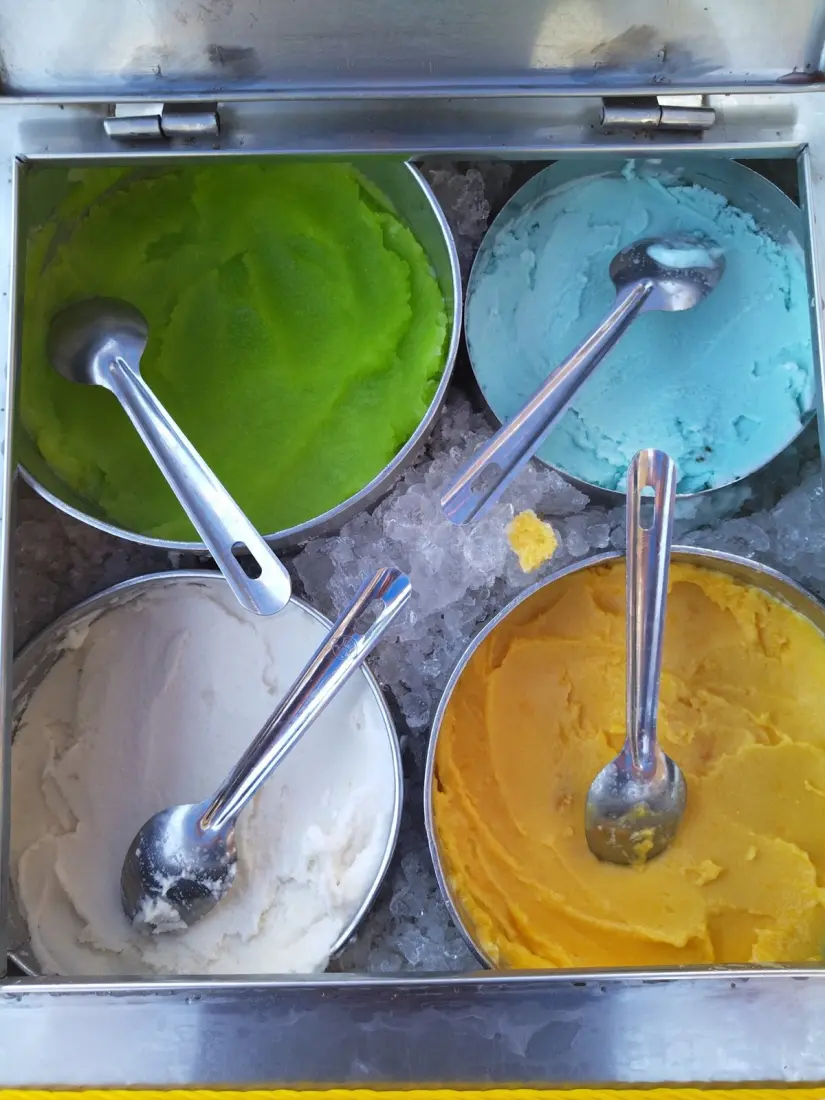 Venta de nieve de garrafa. Venta de nieve de garrafa.