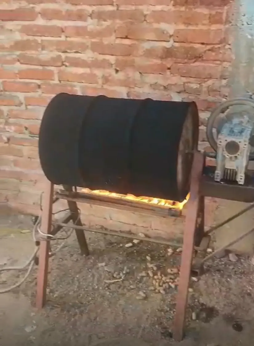 Así es como tuesta el cacahuate don José Calderón Así es como tuesta el cacahuate don José Calderón