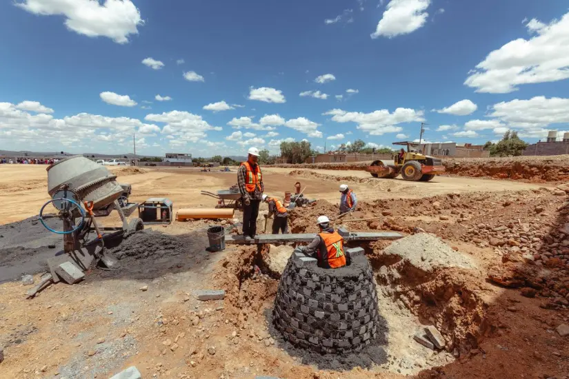 Ya comenzó la primera fase de construcción de Viviendas para el Bienestar en Zacatecas. Foto: Cortesía Ya comenzó la primera fase de construcción de Viviendas para el Bienestar en Zacatecas. Foto: Cortesía