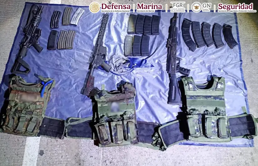 Armas decomisadas. Armas decomisadas.
