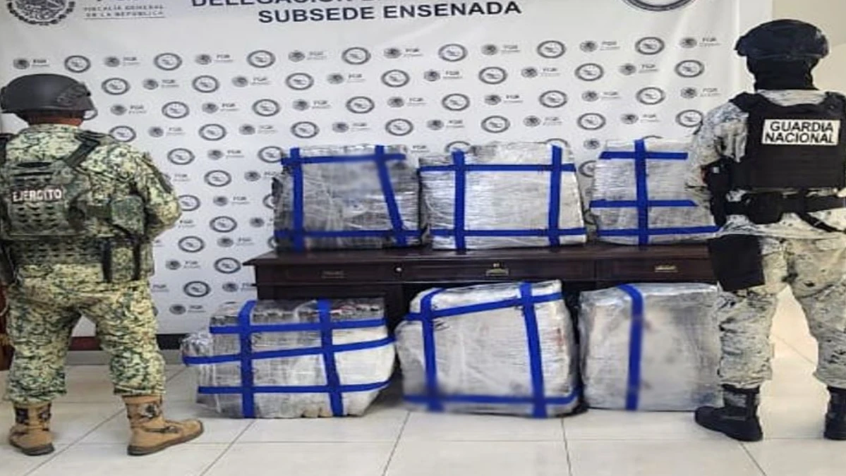 Este decomiso representa un duro golpe a los grupos criminales en Baja California. Foto: SSPC
