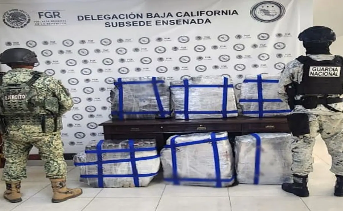 Este decomiso representa un duro golpe a los grupos criminales en Baja California. Foto: SSPC