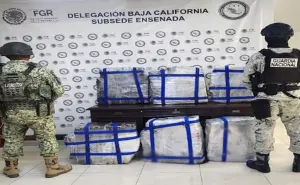 Baja California: aseguran 284 kilos de cocaína con valor de 64 millones de pesos en Ensenada
