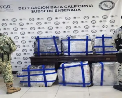 Baja California: aseguran 284 kilos de cocaína con valor de 64 millones de pesos en Ensenada