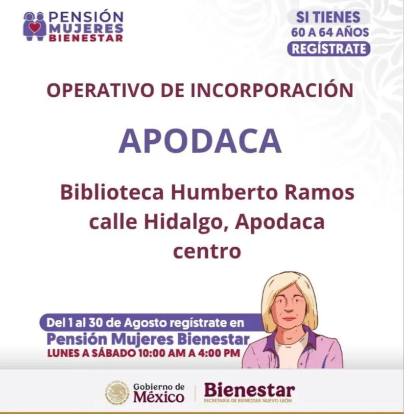 Brigadas del Bienestar para registro en Apodaca. Foto: Cortesía