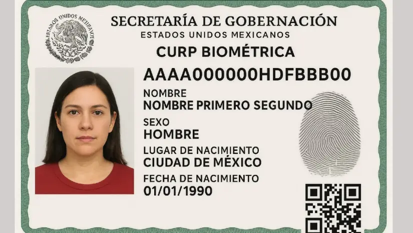 CURP biométrica la nueva identificación oficial que contendrá datos biométricos. Foto: Cortesía.