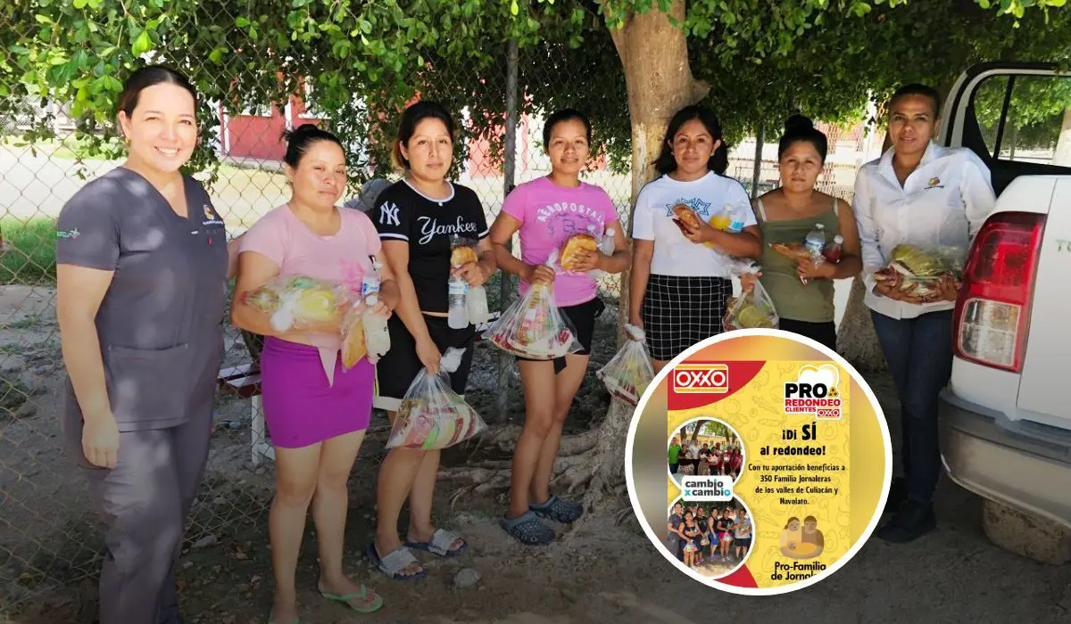El redondeo de OXXO en colonias del norte de Culiacán llegará a familias de jornaleros