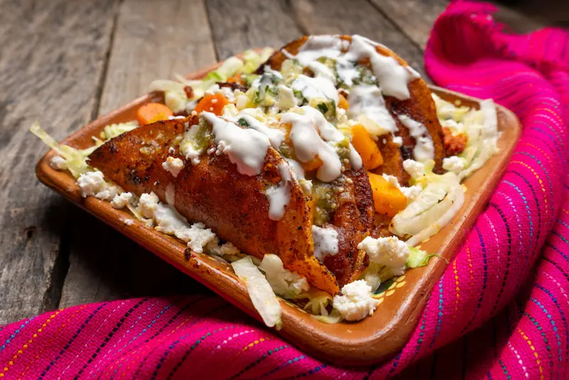 Enchiladas Potosinas, el manjar más emblemático. Foto: Cortesía 