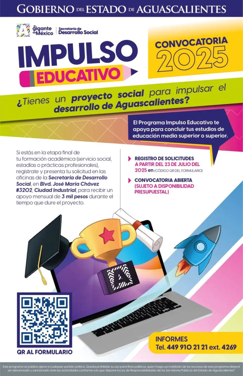 Impulso Educativo en Aguascalientes 2025. Foto: Cortesía