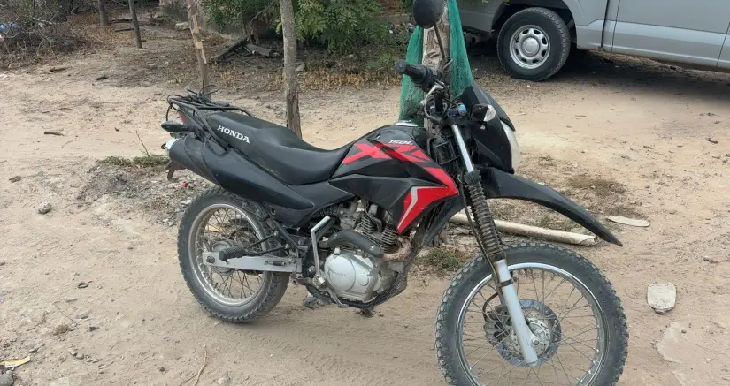 Moto recuperada. Moto recuperada.
