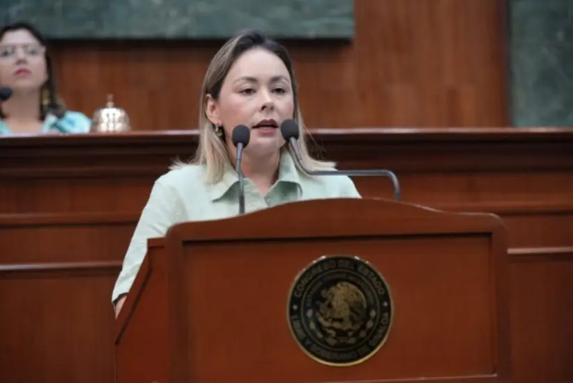 Yeraldine Bonilla, presidenta de la Comisión de Justicia. Foto: Congreso del Estado de Sinaloa