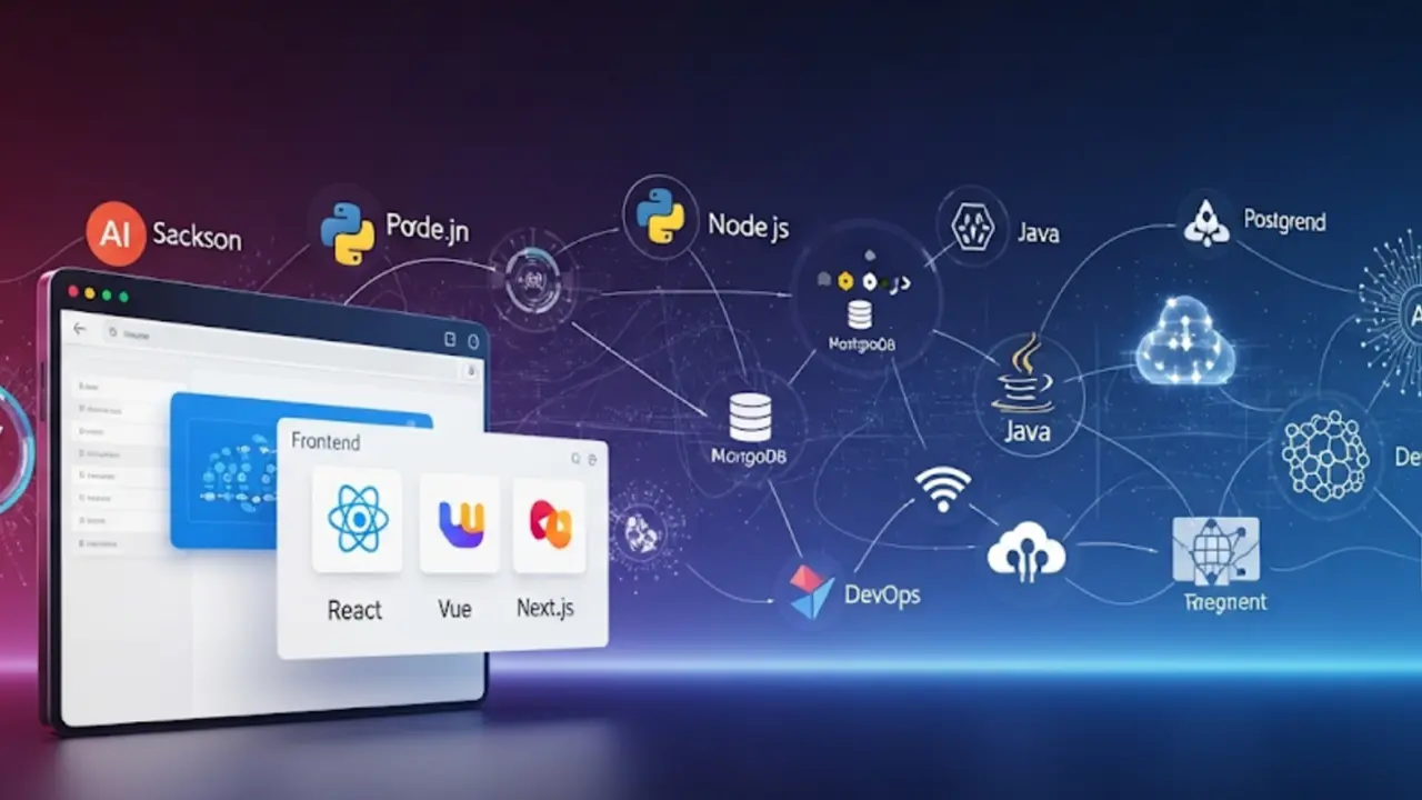 Las tecnologías más demandadas en desarrollo web full stack para 2025.