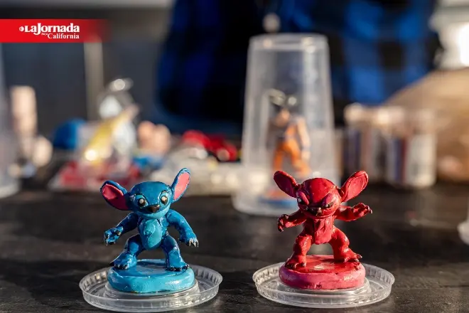 Conoce a Roberto, el artista tijuanense que convierte la plastilina en arte vivo Sus figuras destacan por sus detalles. Foto: La Jornada Baja California