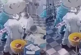 Héroes de bata blanca: médicos continúan cirugía durante el terremoto de 8.8 en Rusia