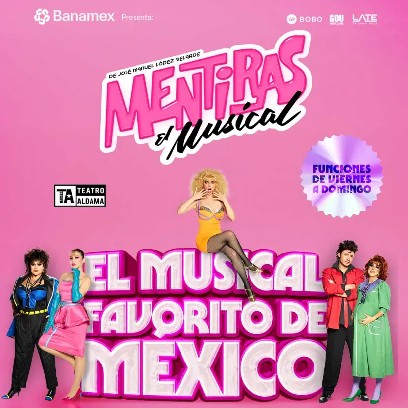 Estos son los costos de los boletos para Mentiras el Musical. Foto: Cortesía. Estos son los costos de los boletos para Mentiras el Musical. Foto: Cortesía.