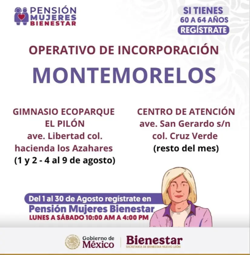  Módulos de Bienestar en Nuevo León. Foto: Cortesía
