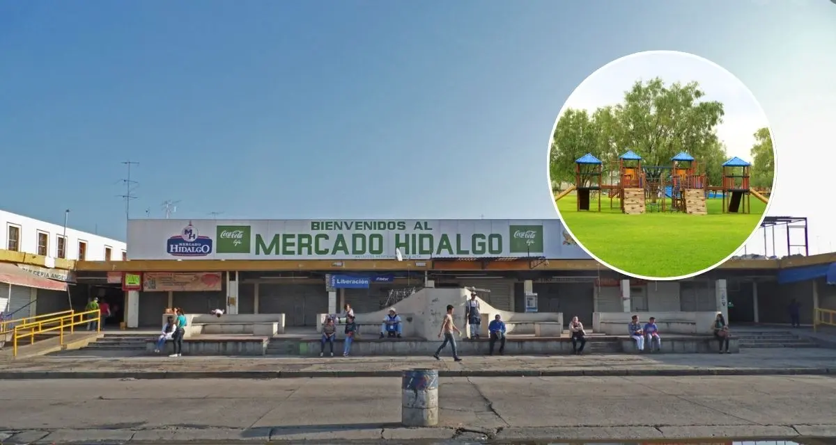 Conoce los detalles sobre la nueva plaza frente al Mercado Hidalgo en Celaya. Foto: cortesía