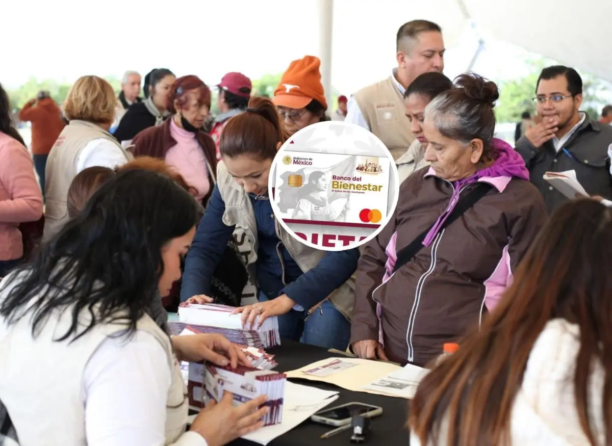 Pensión de Mujeres con Bienestar, en Nuevo León. Foto: Cortesía