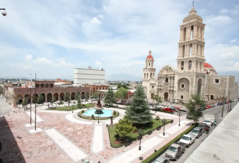 Plaza de Armas en Saltillo. Foto: cortesía.