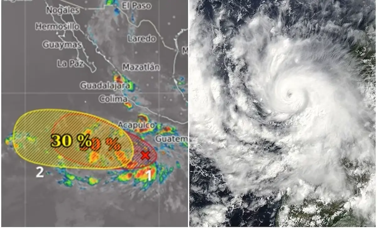 Actualmente actúa como una zona de baja presión. Foto: SMN