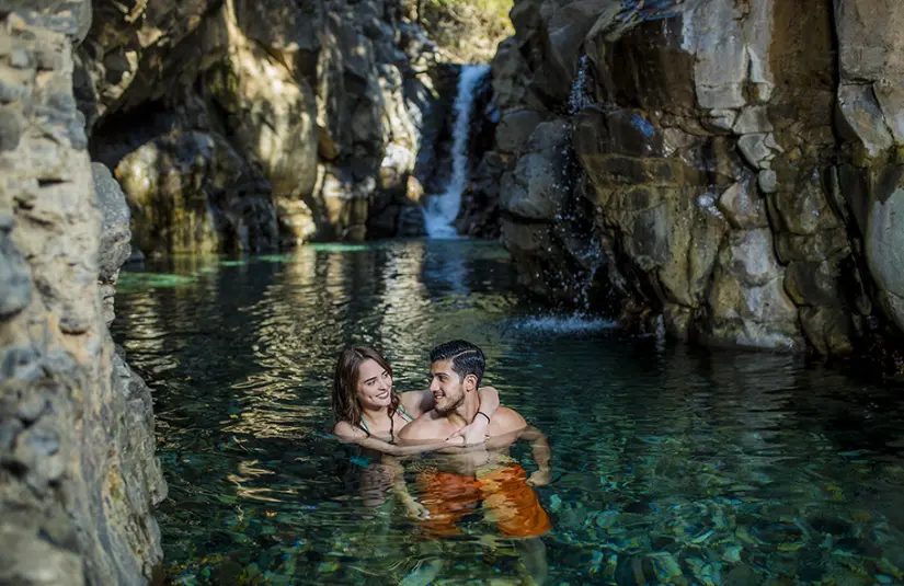 Balneario El Manto en Nayarit. Foto: Cortesía.