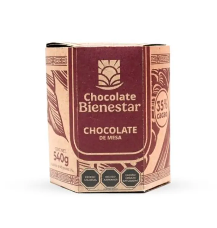 Chocolate Bienestar de mesa. Foto: cortesía Chocolate Bienestar de mesa. Foto: cortesía.