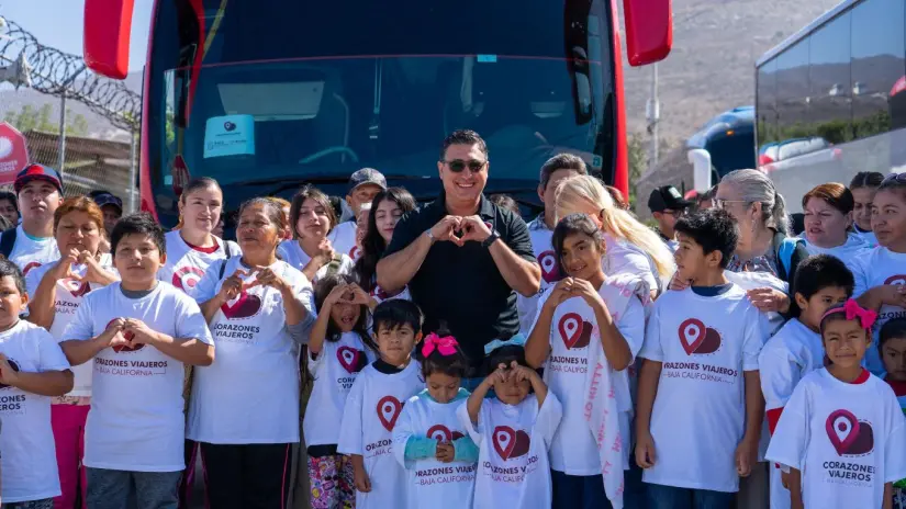 Corazones Viajeros de visita en Tijuana Corazones Viajeros de visita en Tijuana. Foto: Cortesía
