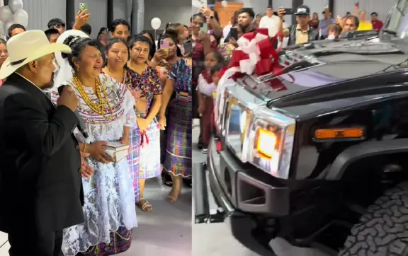 ¡Detallazo! Hombre obsequia a su esposa auto por Boda de Plata en Guatemala y se vuelve viral en TikTok