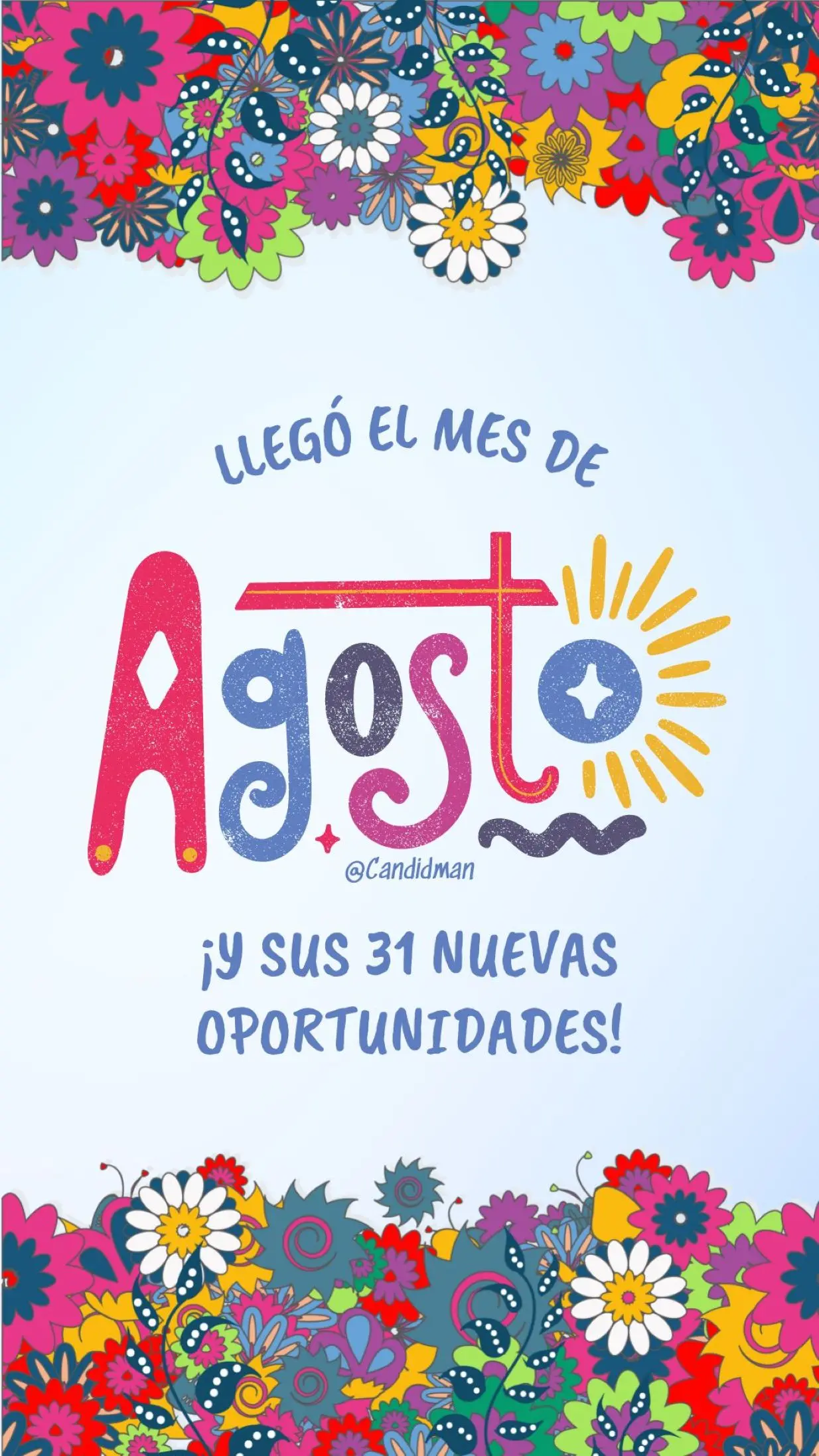 Mensajes bonitos para dedicar en agosto. Foto: Pinterest