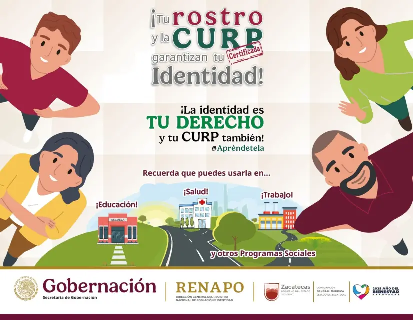 Ya puedes solicitar la CURP Biométrica en Zacatecas para niños y adolescentes. Foto: Cortesía