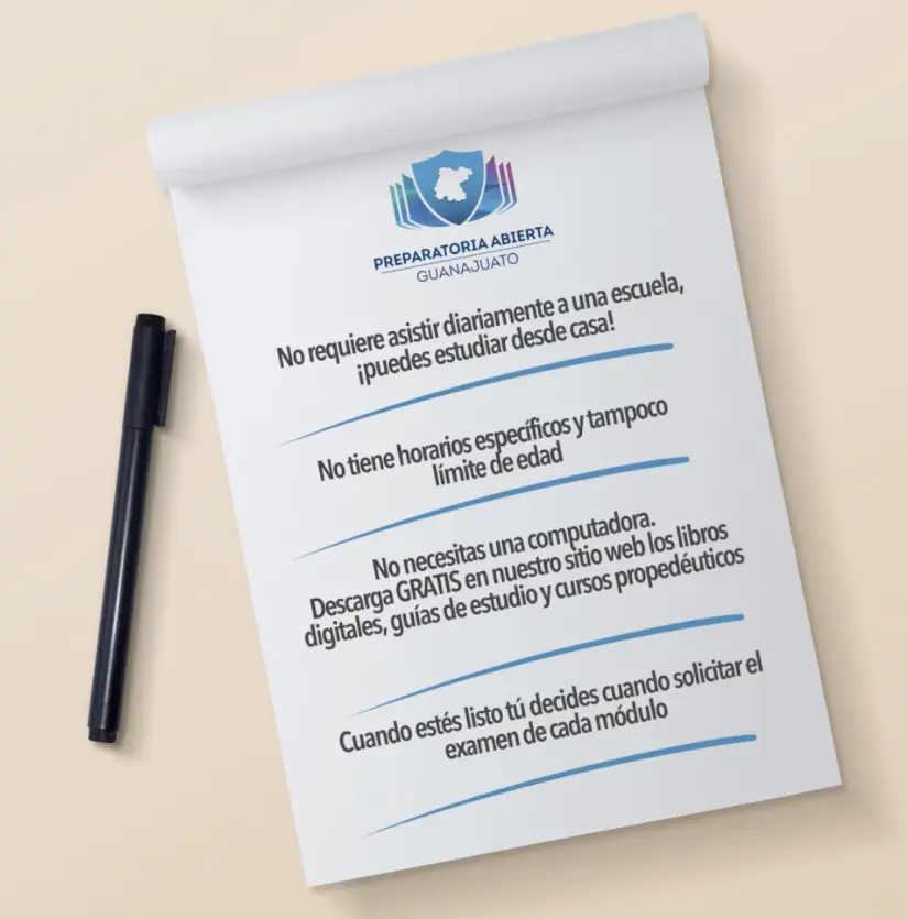 Beneficios de la prepa abierta en Guanajuato. Foto: Cortesía Beneficios de la prepa abierta en Guanajuato. Foto: Cortesía.