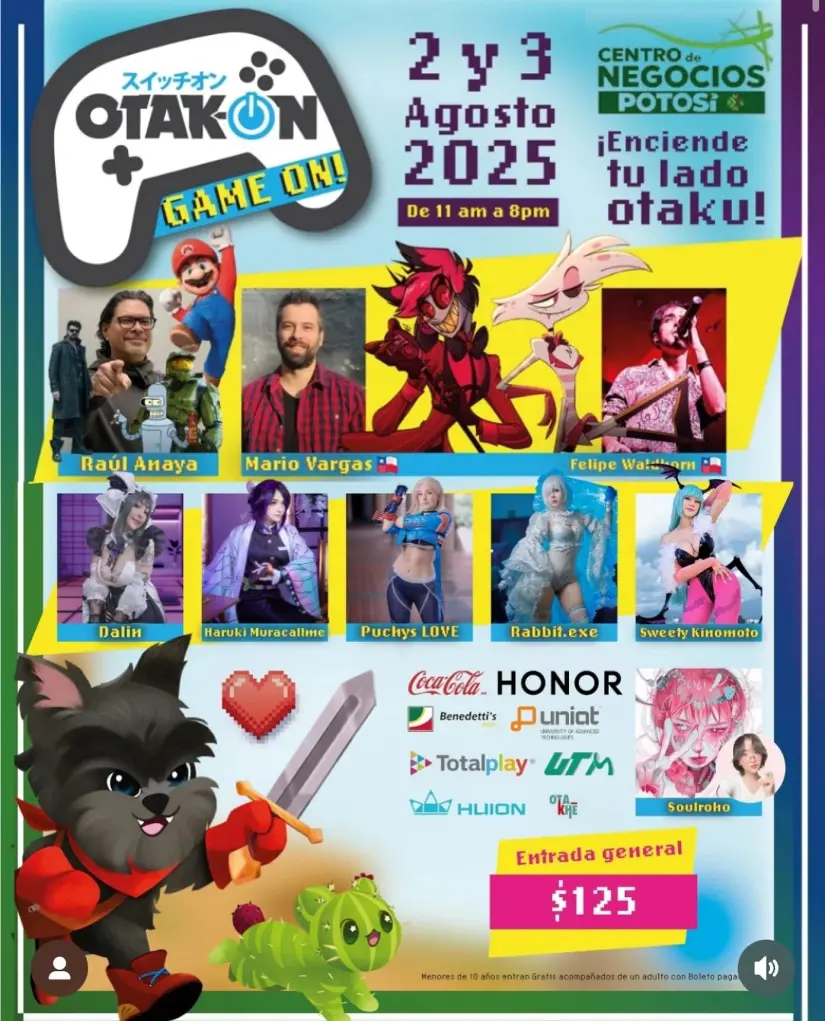 Cuánto cuesta la entrada al Otakon 2025 en San Luis Potosí. Foto: Cortesí