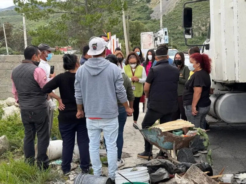 La persona fue canalizada y llevada a un centro de salud para intervenir en cuanto a su salud. Foto: Cortesía.