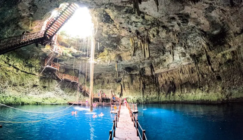 Cenote Kiichpam Xunáan. Foto: Cortesía. Cenote Kiichpam Xunáan. Foto: Cortesía.