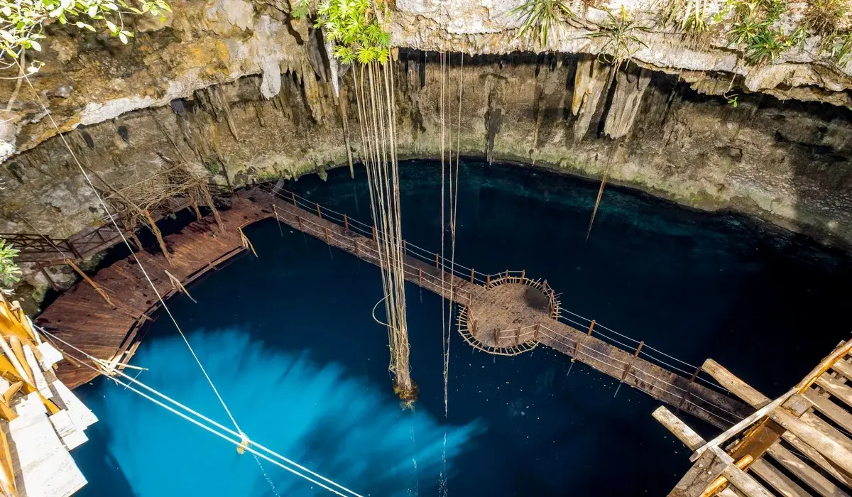 Ritual que realizaban los mayas para acceder a los cenotes. Foto: Cortesía.