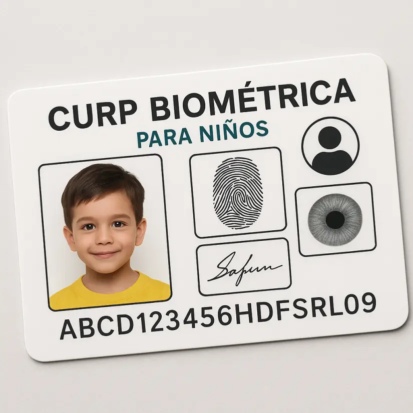CURP biométrica para los menores de edad en San Luis Potosí. Foto: Cortesía.