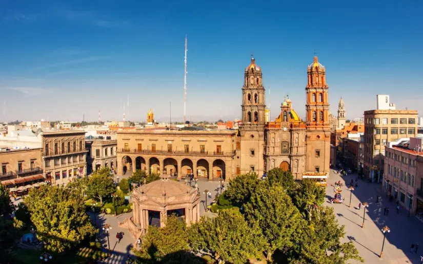 El centro histórico de SLP te sorprenderá con su arquitectura colonial. Foto: México Desconocido