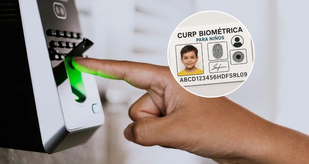 CURP biométrica para niños en San Luis Potosí.Foto: Cortesía.
