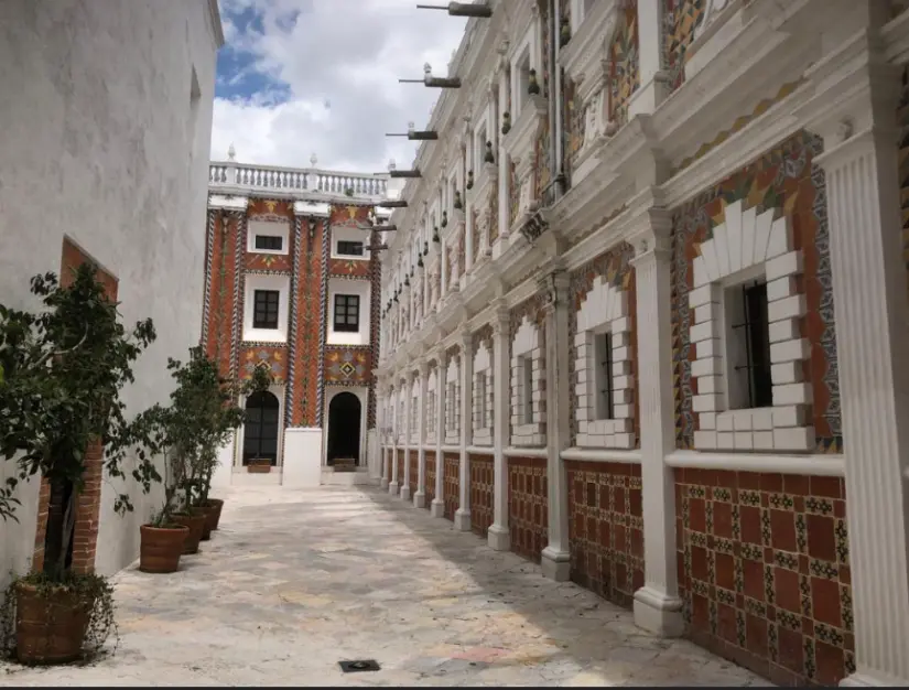 Patio de los Azulejos en Puebla. Foto: cortesía.