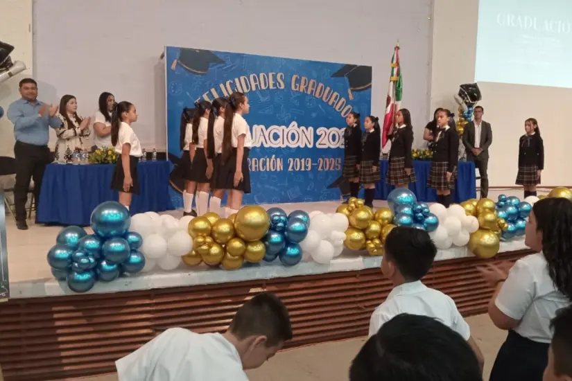 Durante el mes de julio se llevó a cabo el evento de clausura para los alumnos de último grado de la Primaria Guadalupe Victoria.