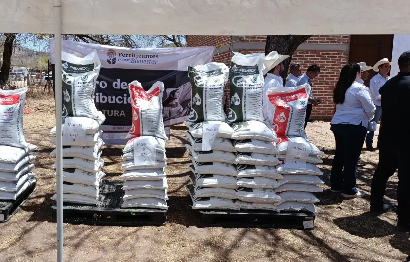 Programa de Fertilizantes del Bienestar en Sinaloa.
