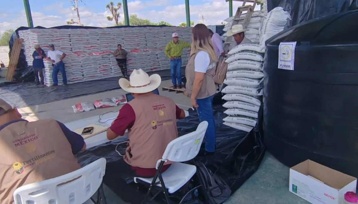Programa de Fertilizantes del Bienestar en Sinaloa.